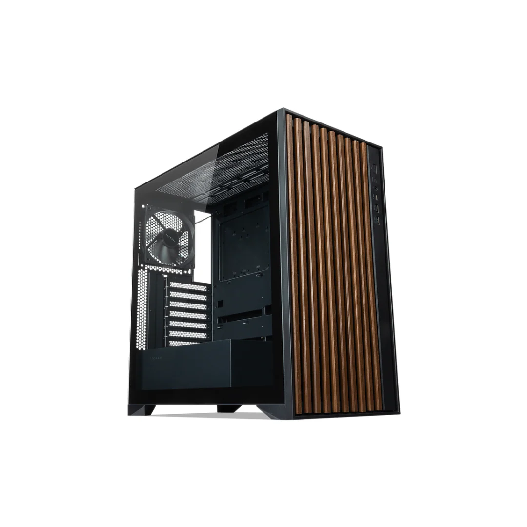 Tecware Timber High Airflow ATX TG Case w/ 4X120mm Fan - Image 2