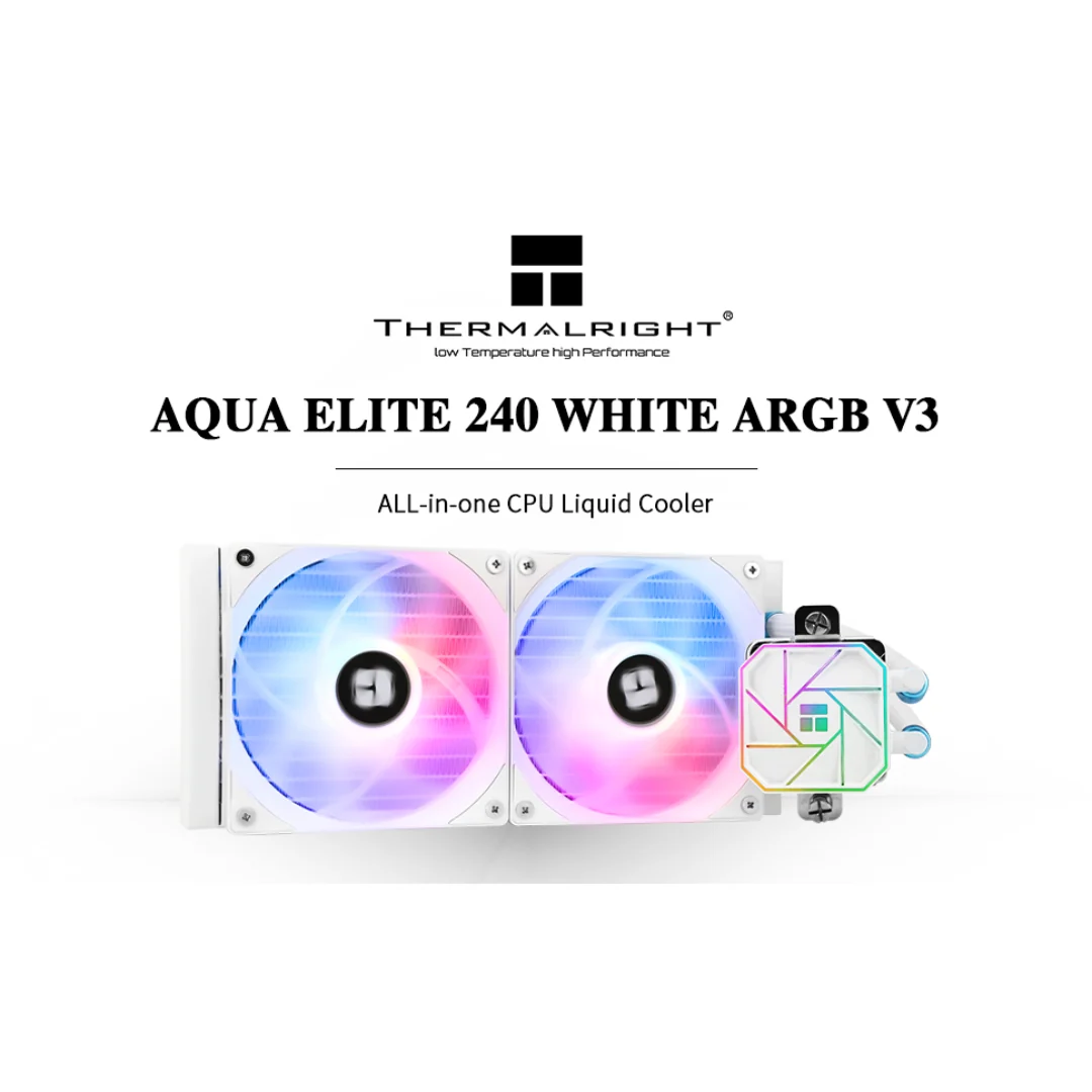 Thermalright Aqua Elite 240 V3 ARGB White TL-C12W-SV2 CPU Liquid Cooler - Image 4