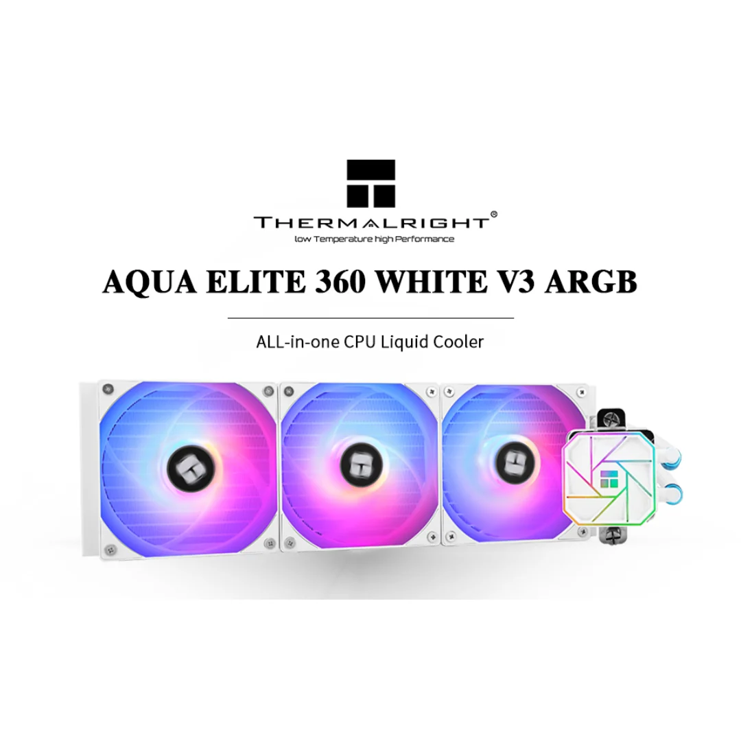 Thermalright Aqua Elite 360 V3 ARGB White TL-C12W-SV2 CPU Liquid Cooler - Image 4