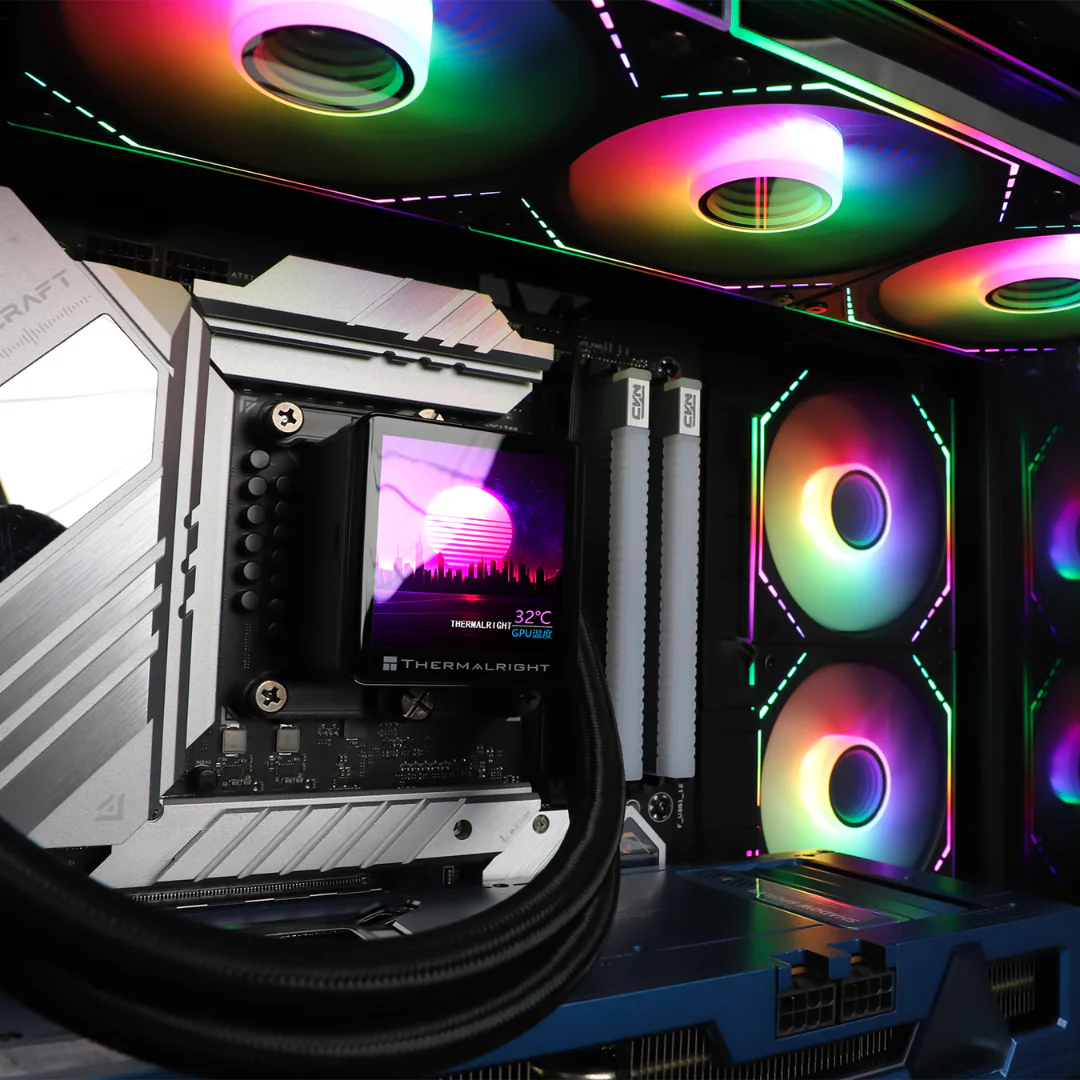 Thermalright TL-M12-S Black | TL-M12W-S White ARGB Fan - Image 4