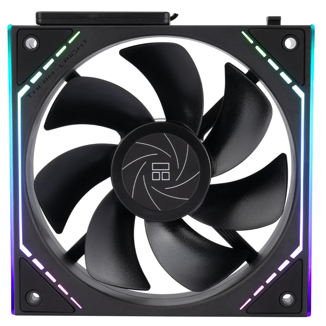 Thermalright ( Black TL-M12QR X3 / White TL-M12QRW X3 ) 3-Pack ARGB Block Splicing Reverse FAN