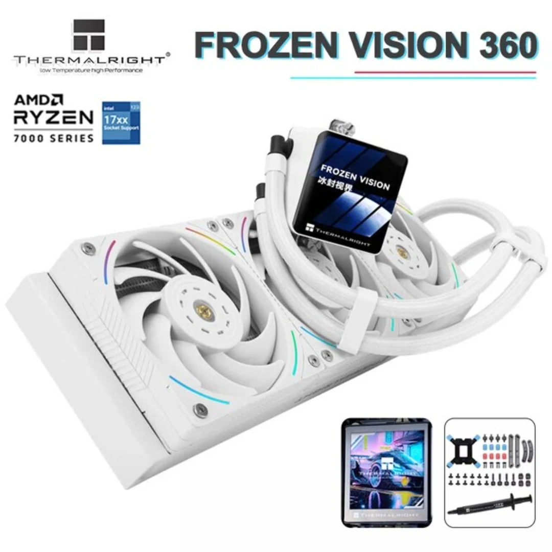 Thermalright Frozen Vision 360 ARGB White TL-K12W CPU Liquid Cooler - Image 4