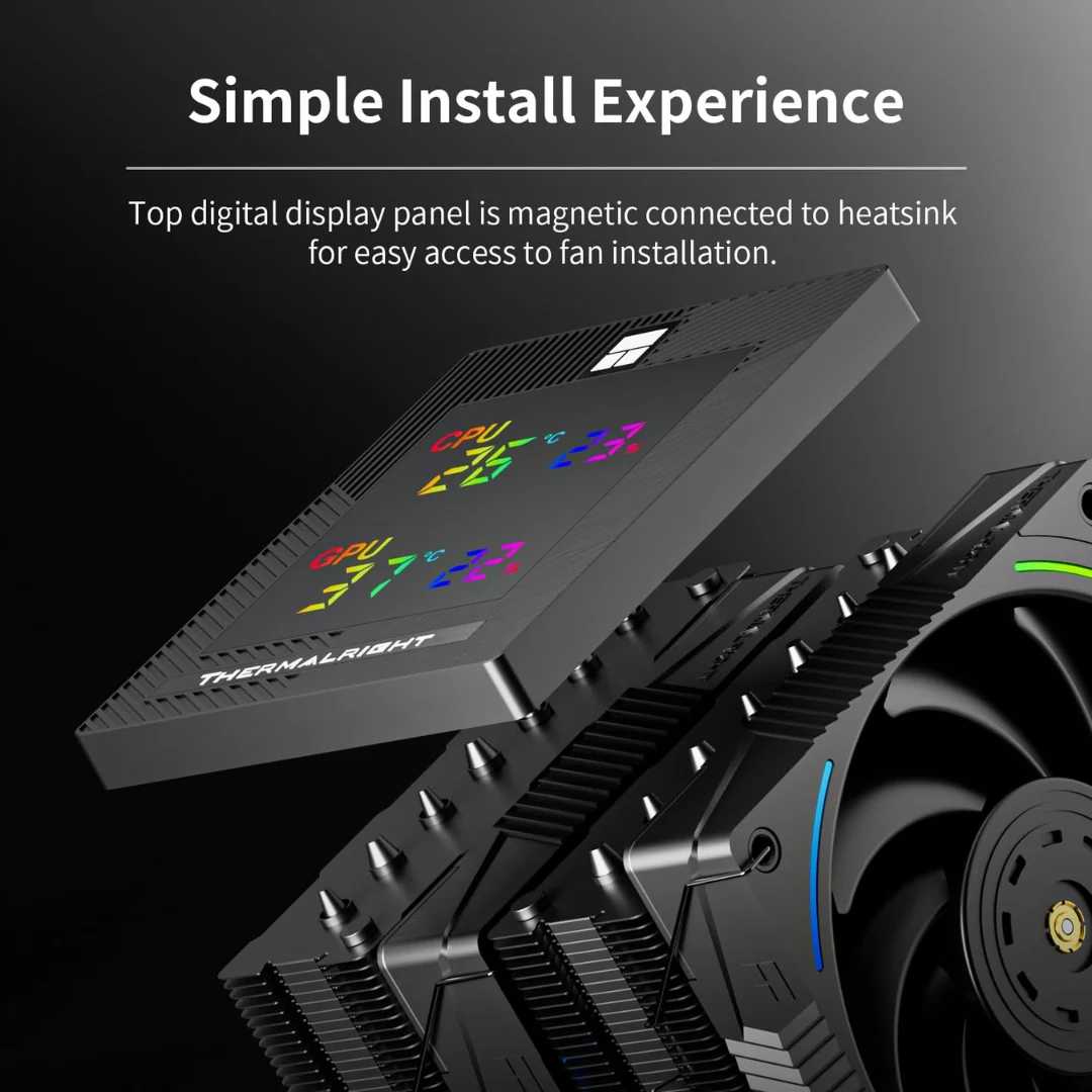 Thermalright Phantom Spirit 120 Evo Digital CPU Air Cooler - Image 3
