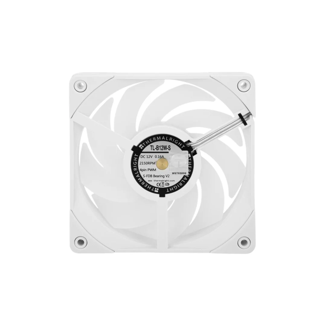 Thermalright TL-B12W-S White ARGB Fan High RPM 2150 RPM - Image 2