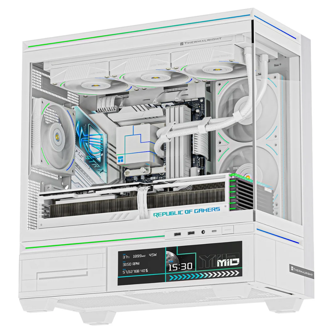 Thermalright TL-M10 Vision mATX Case ( Black | White ) - Image 2