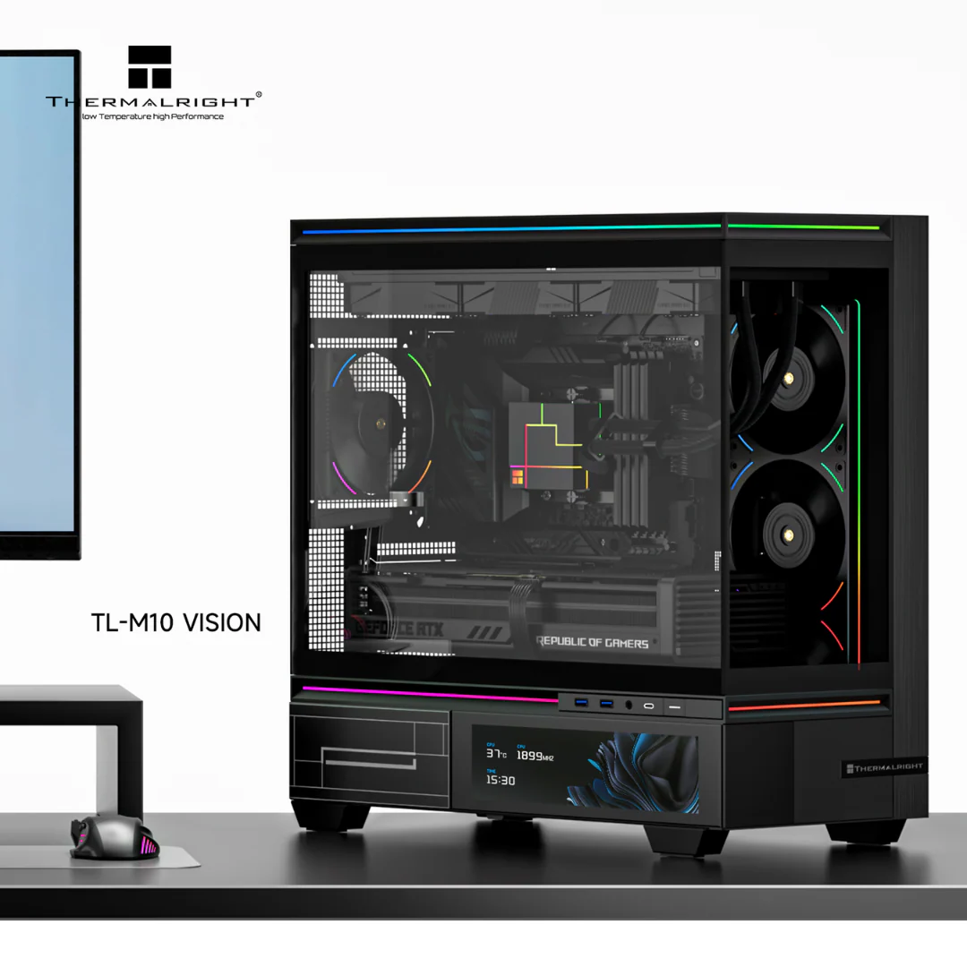 Thermalright TL-M10 Vision mATX Case ( Black | White ) - Image 4