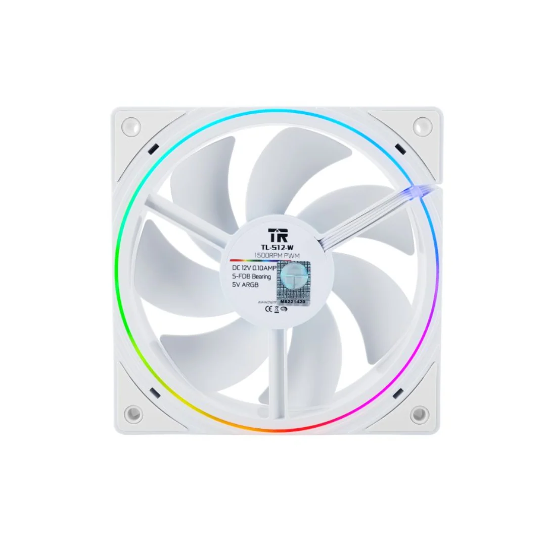Thermalright TL-S12-W*3 3-pack White ARGB FAN - Image 3