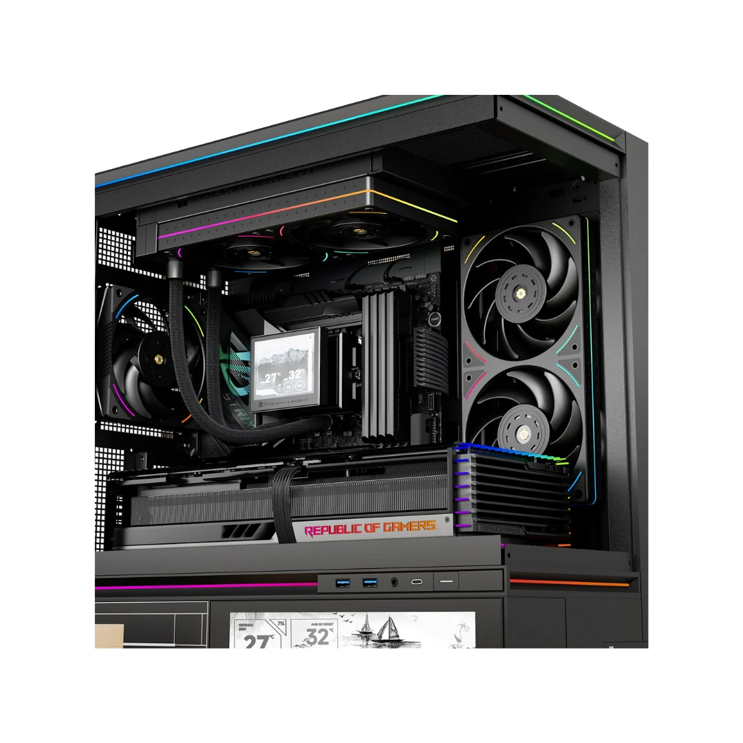 Thermalright TL-UB24 240mm Single Frame ARGB Fan (Black/White) - Image 4