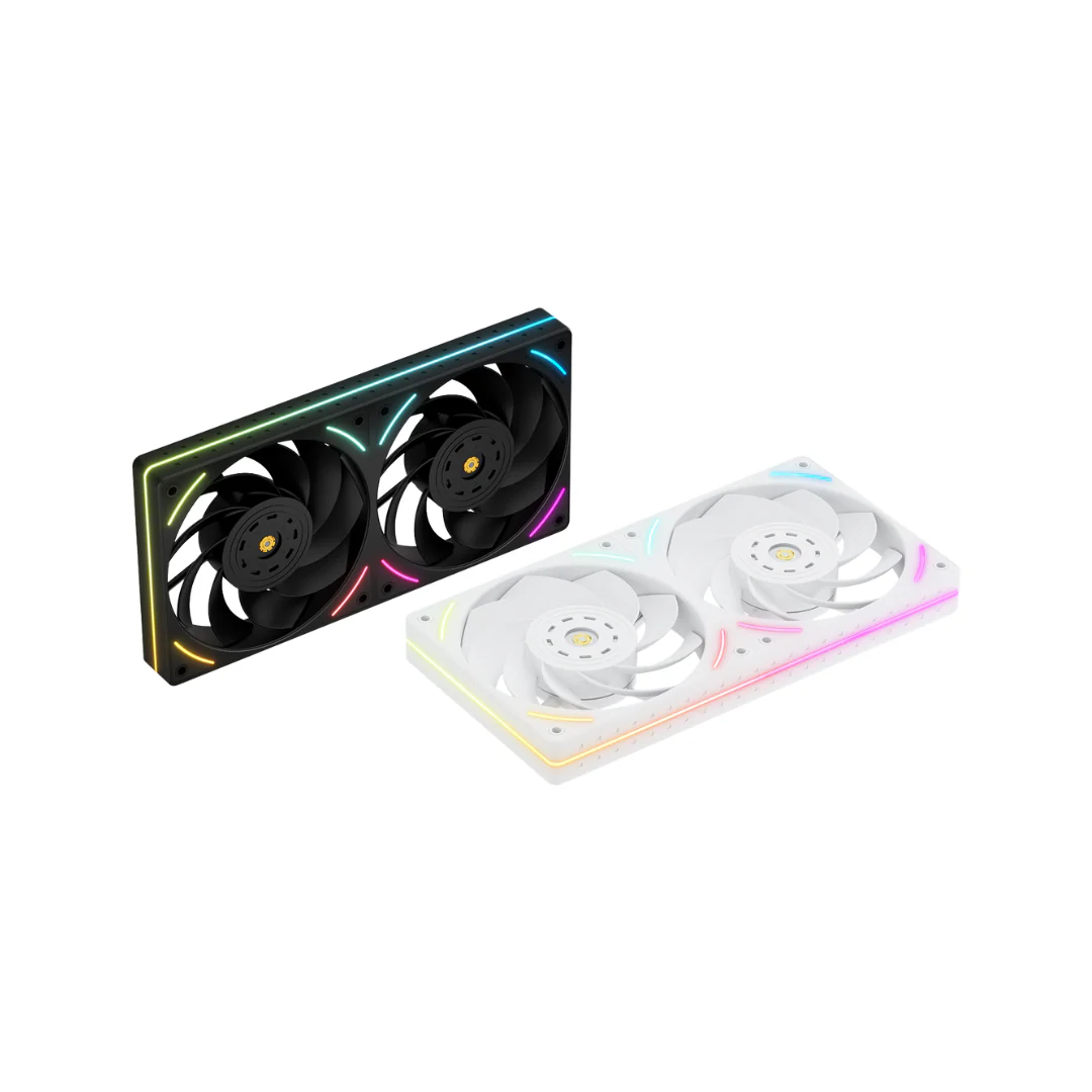 Thermalright TL-UB24R 240mm Single Frame ARGB Reverse Fan (Black/White) - Image 3