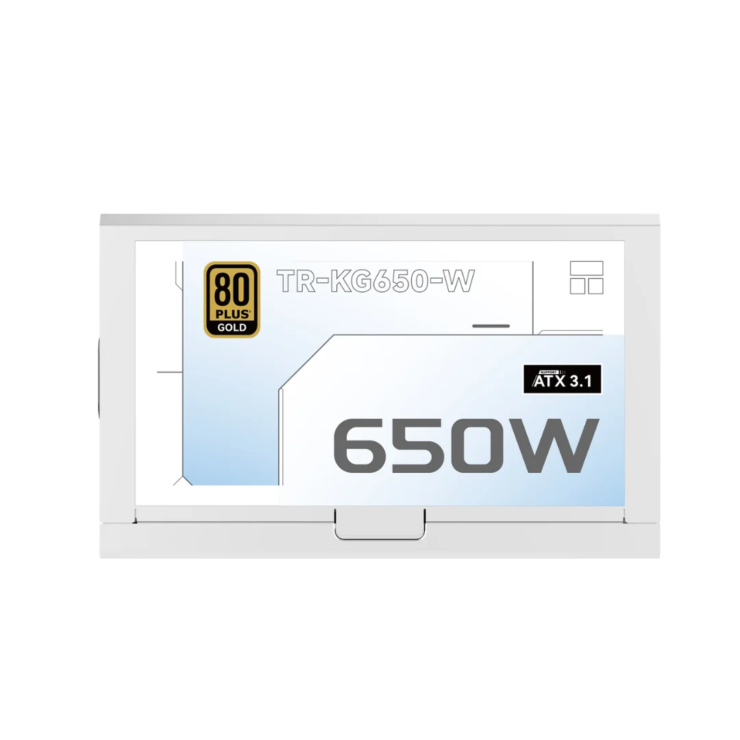 Thermalright TR-KG650 650W 80+ Gold ATX 3.1 Full Modular Power Supply (Black | White) - Image 6