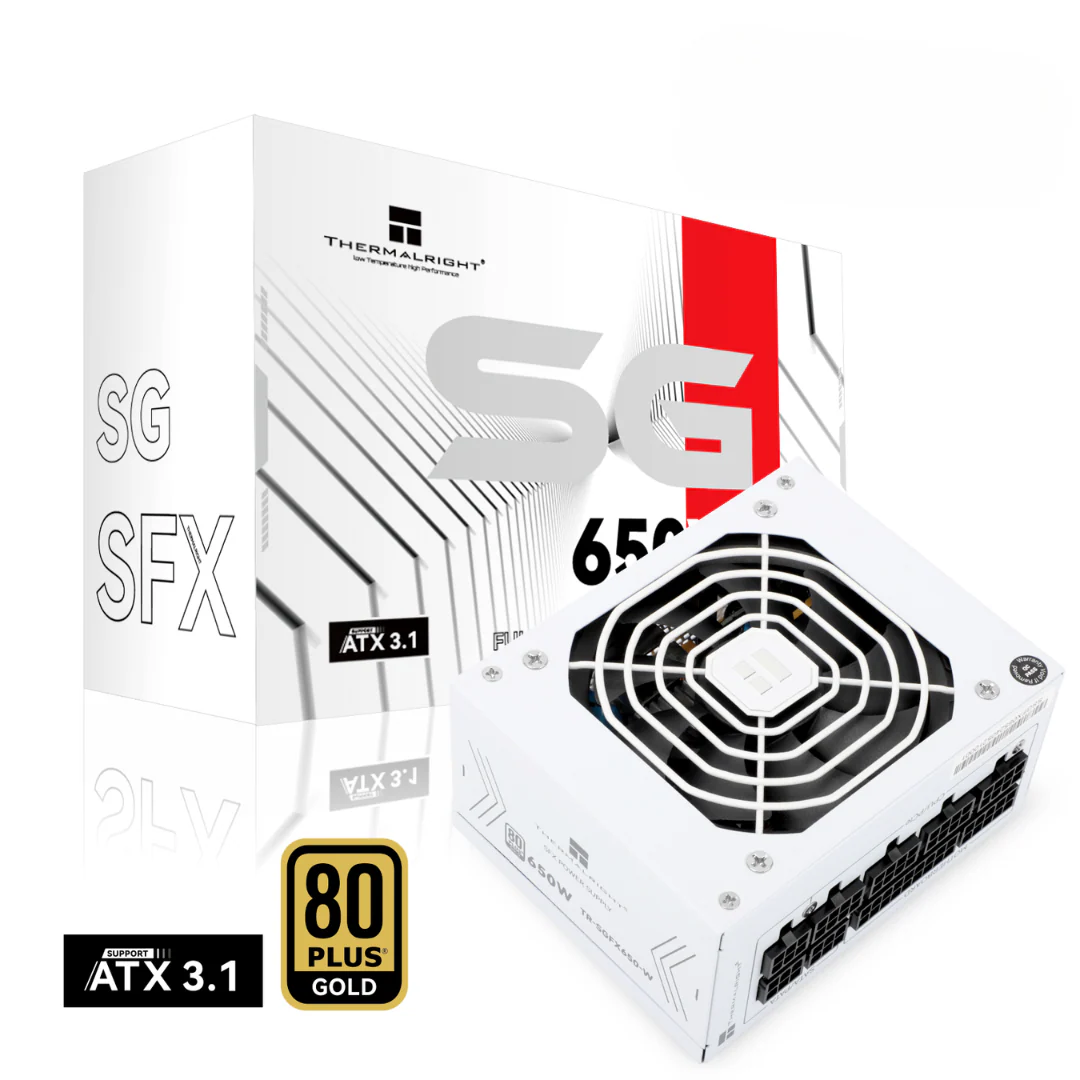 Thermalright ( TR-SGFX650 Black | TR-SGFX650-W White ) 650W 80+ Gold ATX 3.1 Full Modular Power Supply - Image 2