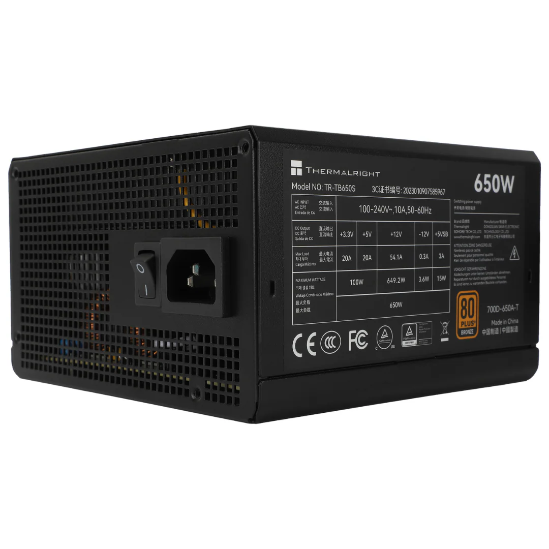 Thermalright ( TR-TB650S 650W | TR-TB750S 750W ) 80+ Bronze ATX3.0 Power Supply - Image 5