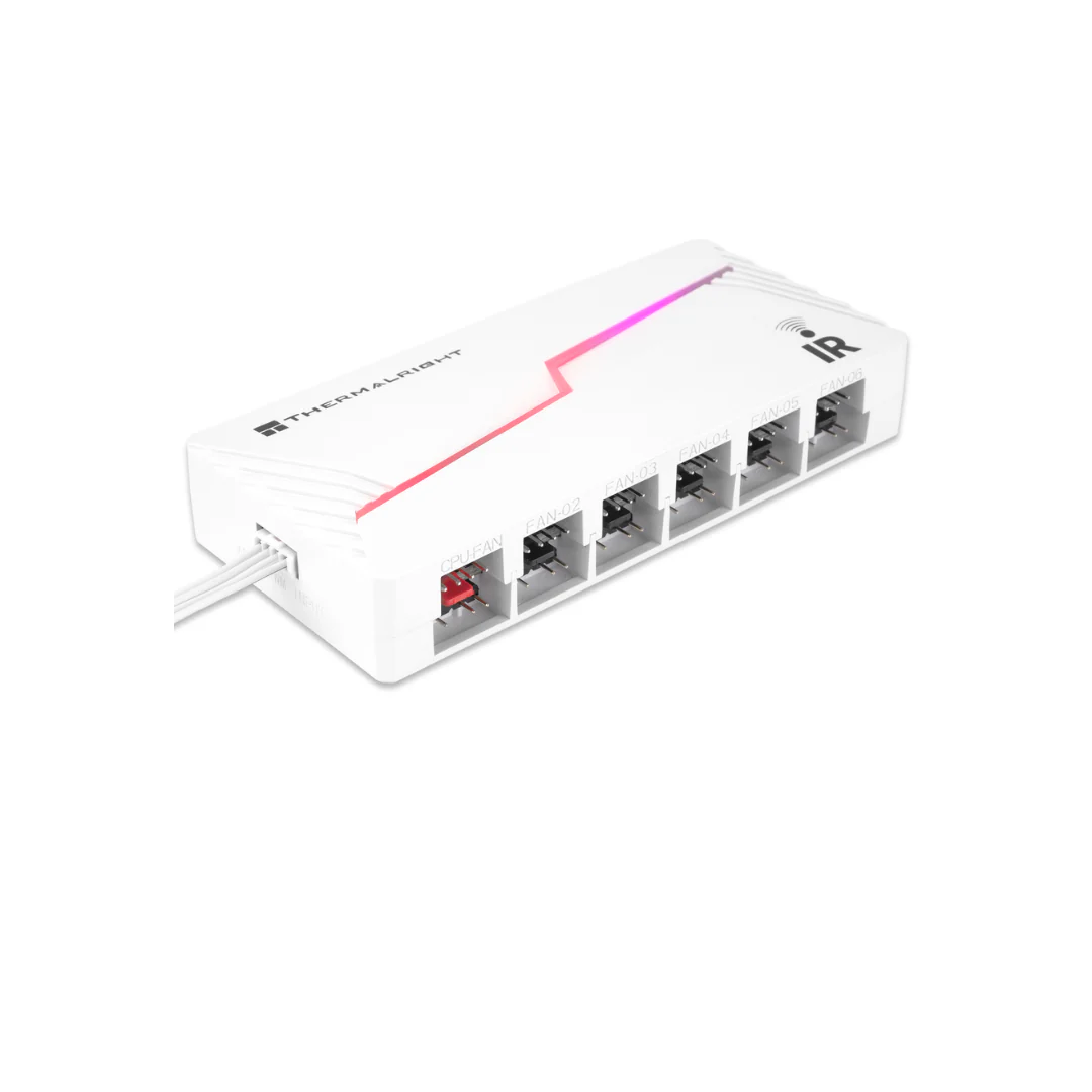 Thermalright X12 IR 12-Port ARGB and PWM Fan HUB White - Image 5