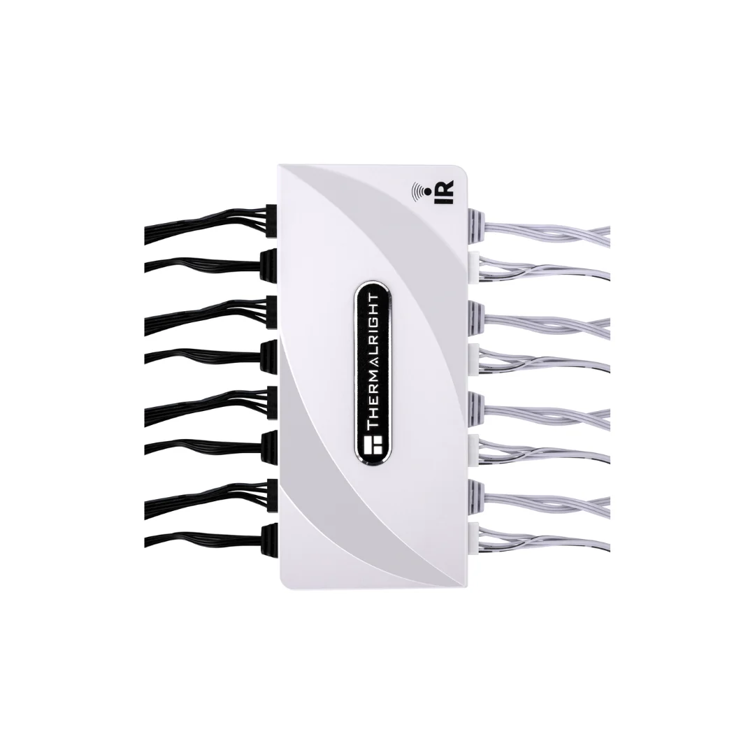 Thermalright X8 IR 8-Port ARGB and PWM Fan HUB ( Black | White ) - Image 2