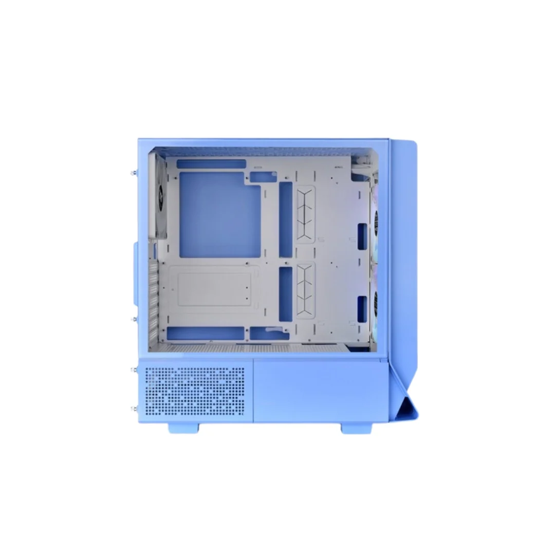Thermaltake Ceres 330 HYDRANGEA BLUE TG ARGB Mid Tower ATX Case CA-1Y2-00MFWN-00 (w/ 2 x CT140 140mm ARGB WHT + 1 x CT140 140mm WHT Fan) [ No Box ] - Image 3