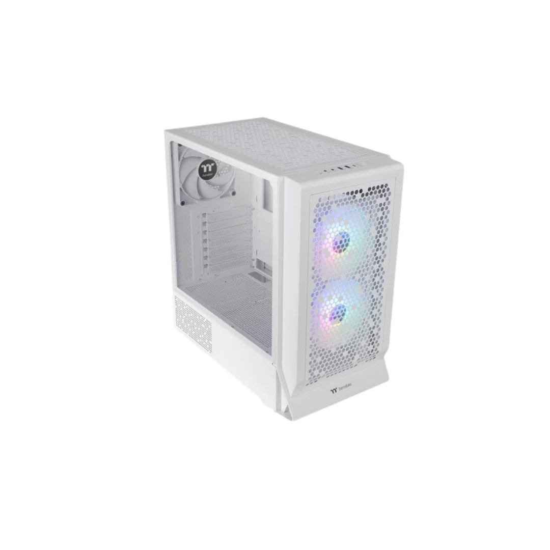 Thermaltake Ceres 330 SNOW TG ARGB Mid Tower ATX Case CA-1Y2-00M6WN-01 (w/ 2 x CT140 140mm ARGB WHT 1 x CT140 140mm WHT Fan) - Image 2