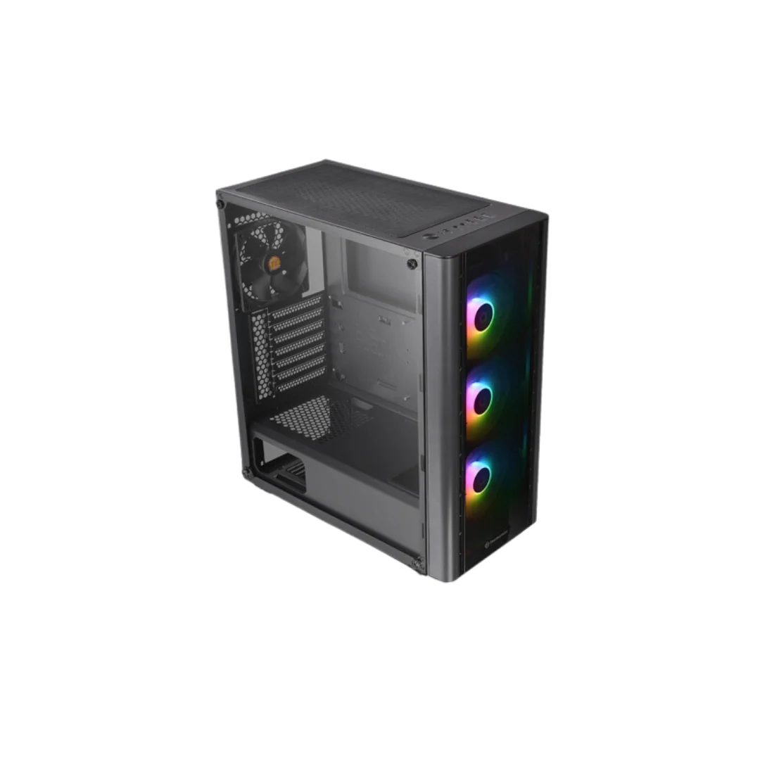 Thermaltake V250 TG ARGB BLACK Mid Tower ATX Case CA-1Q5-00M1WN-00 (w/ 3 x 120mm ARGB BLK + 1 x 120mm BLK Fan) - Image 3