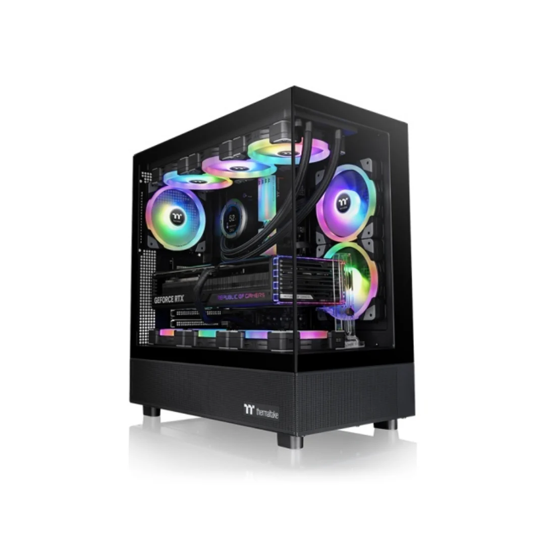Thermaltake View 270 TG ARGB Mid Tower ATX Tempered Glass PC Case Black - Image 2