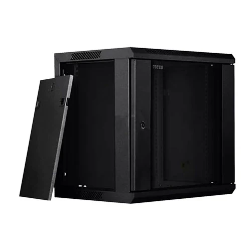 Toten 12U 600*600 Wall Mount Rack / Cabinet RAL9004SN Tempered Glass Door P2.6612.9001