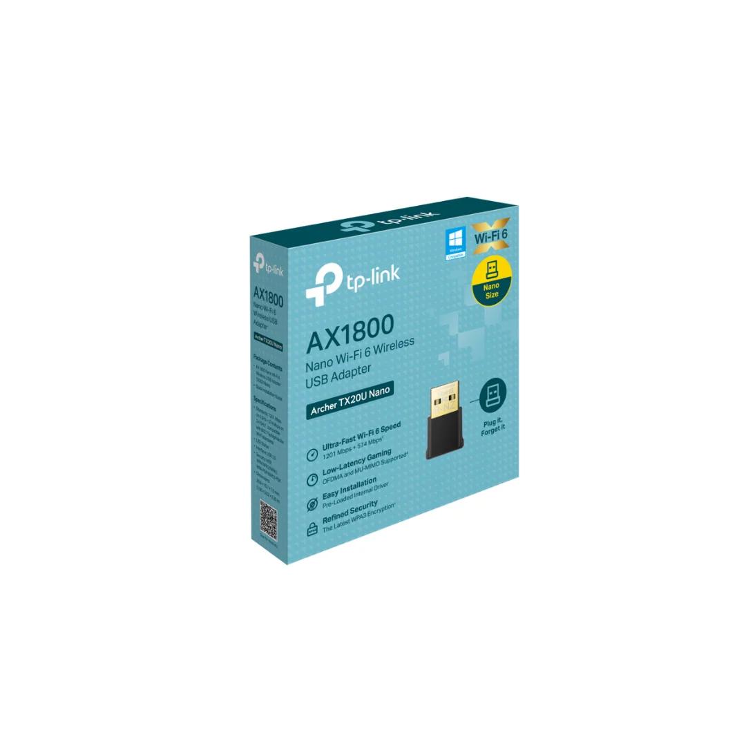 TP-Link Archer TX20U Nano AX1800 Wi-Fi 6 Wireless USB Adapter - Image 4