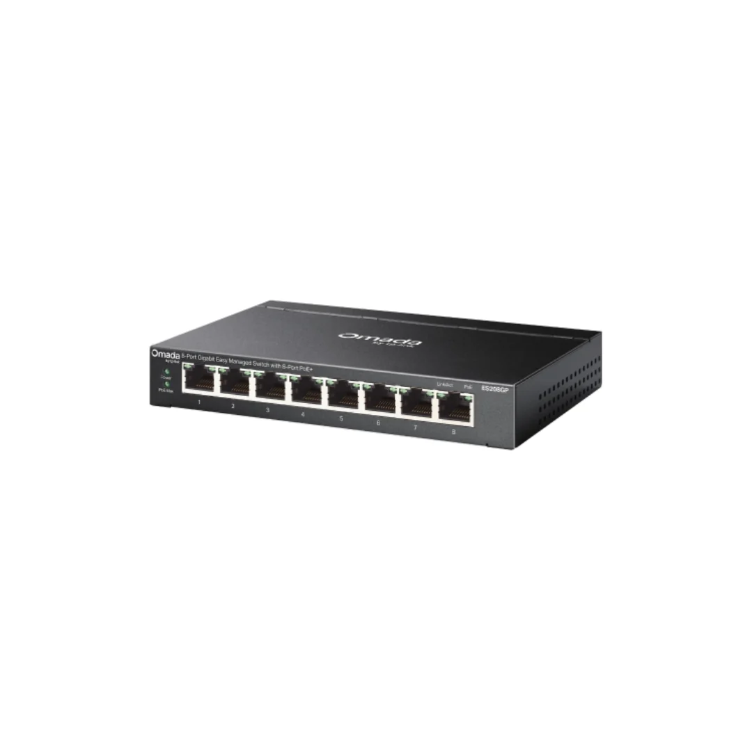 TP-Link ES208GP Omada 8-Port Gigabit Easy Managed Switch with 8-Port PoE+ - Image 3