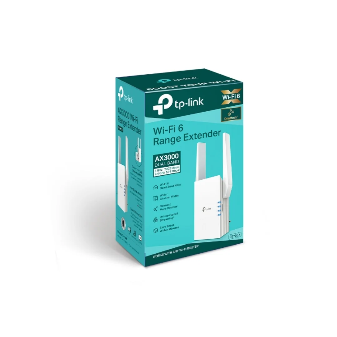TP-Link RE705X AX3000 Dual Band WiFi-6 Range Extender - Image 4