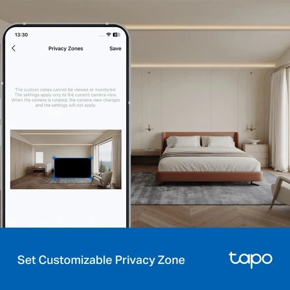 TP-Link Tapo C216 2K 3MP Indoor/Outdoor WiFi IP Security Cctv Sale Camera Connect to Cellphone with Mic and Speaker - Image 11