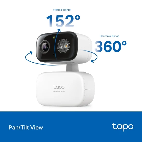 TP-Link Tapo C216 2K 3MP Indoor/Outdoor WiFi IP Security Cctv Sale Camera Connect to Cellphone with Mic and Speaker - Image 6