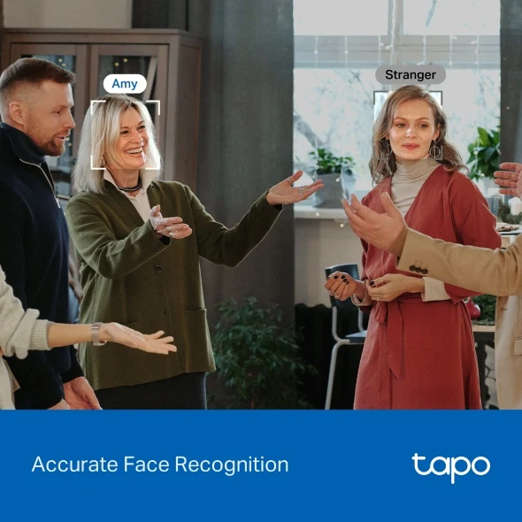 TP-Link Tapo C260 4K 8MP Ultra HD Indoor 360 degrees Pan/Tilt AI Security Cctv IP Wireless WiFi Sale Camera Night Vision Connect to Cellphone with Mic and Speaker - Image 7