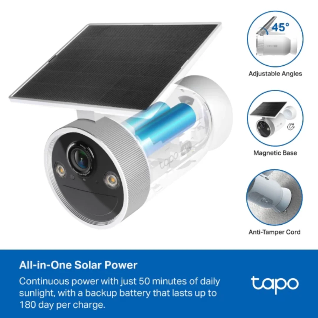 TP-Link Tapo C465 Enhanced AI Solar Security Camera Ultra - Image 4