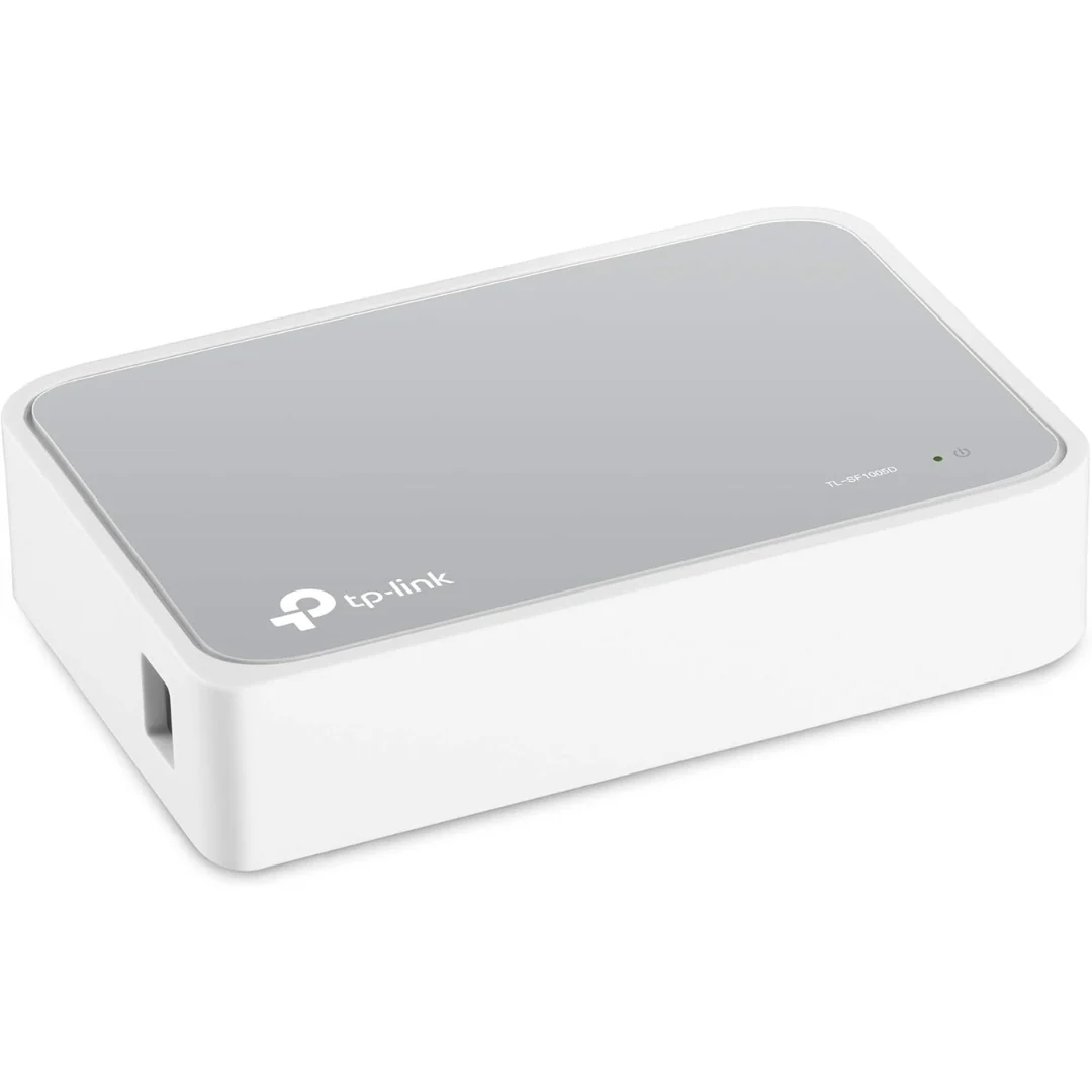 TP-Link TL-SF1005D 5-Port 10/100Mbps Plug and Play Green Ethernet Technology Desktop Switch - Image 3