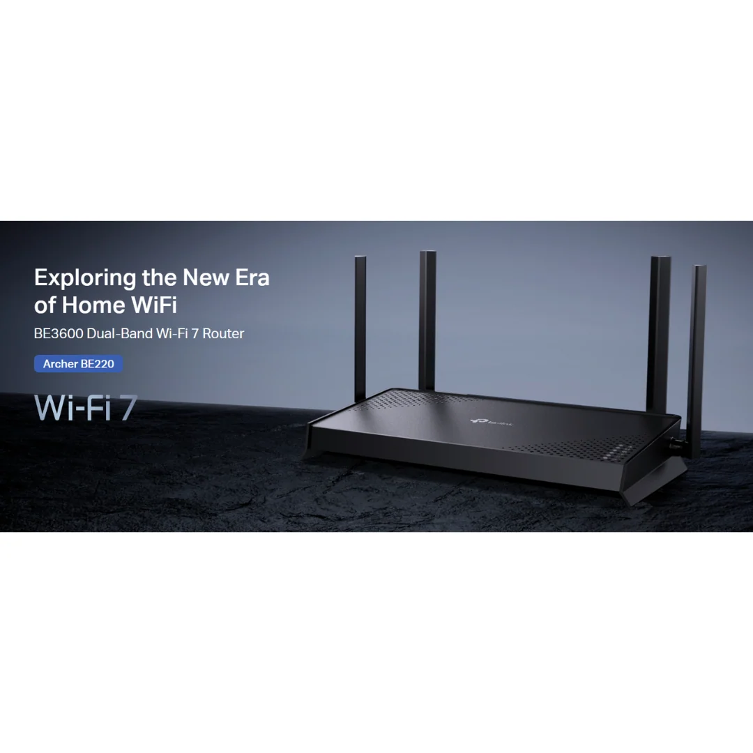 TPLink Archer BE220 BE3600 Dual-Band Wi-Fi 7 Router - Image 4