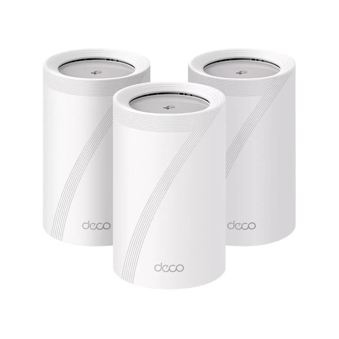 TPLink Deco BE65 (3-Pack) BE11000 Whole Home Mesh Wi-Fi 7 System