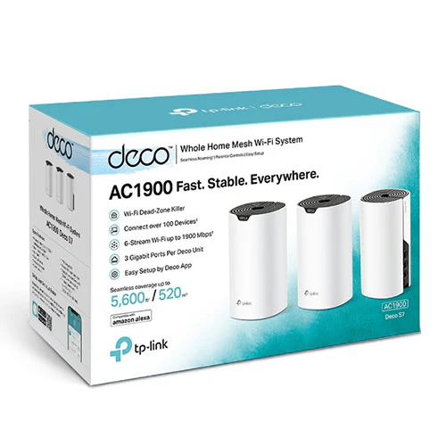TPLink Deco S7 (3-Pack) AC1900 Whole Home Mesh Wi-Fi System