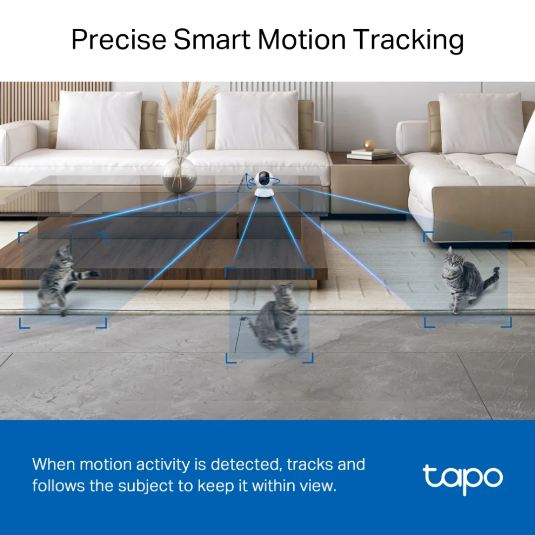 TPLink Tapo C220 2K QHD Pan/Tilt Home Security Wi-Fi Camera - Image 4