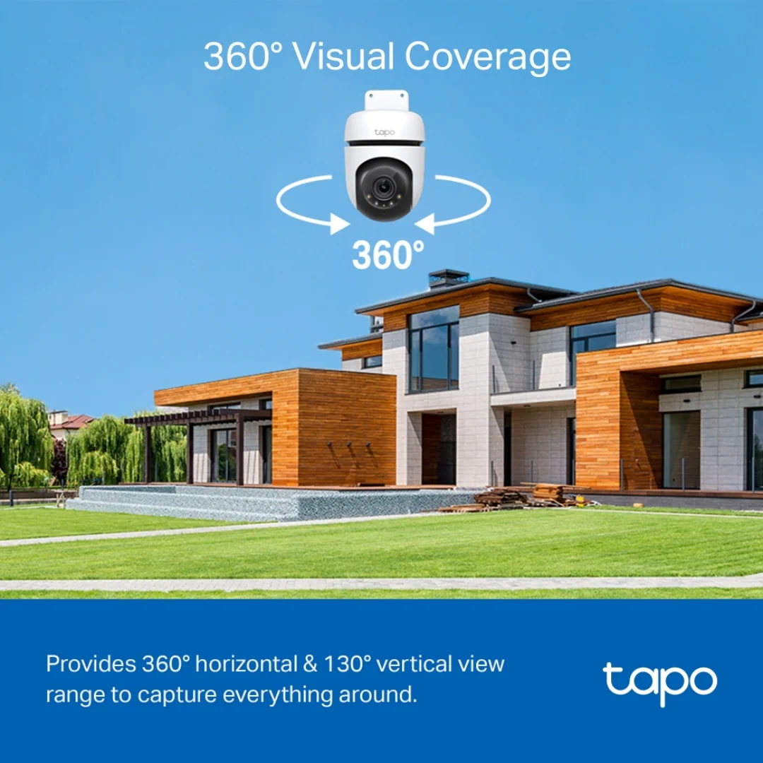 TPLink Tapo C510W 2K 3MP Outdoor Pan/Tilt Security WiFi Camera - Image 3