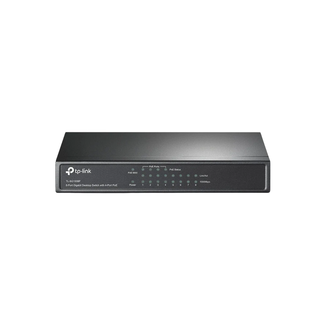 TPLink TL-SG1008P 8-Port Gigabit Desktop Switch with 4-Port PoE