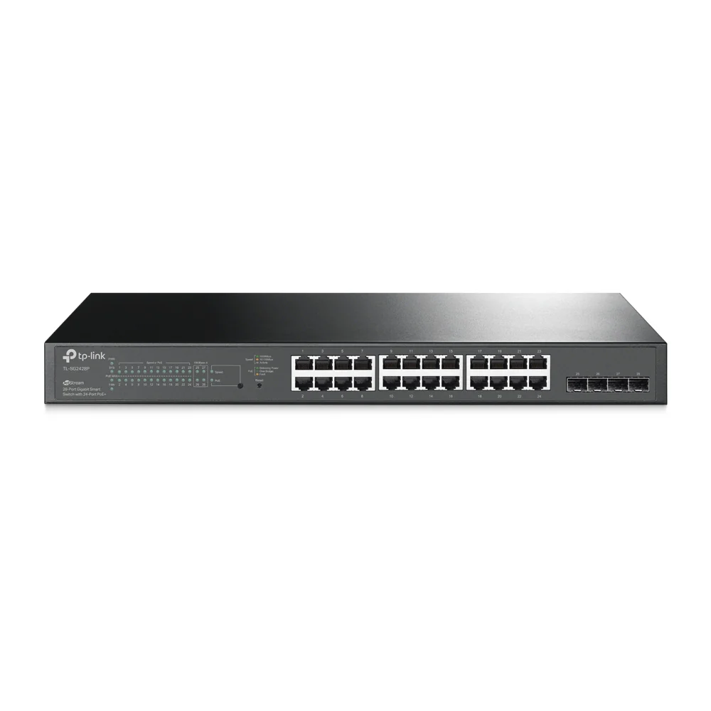 TP-Link TL-SG2428P 28-Port Gigabit Smart Switch 24 Port PoE