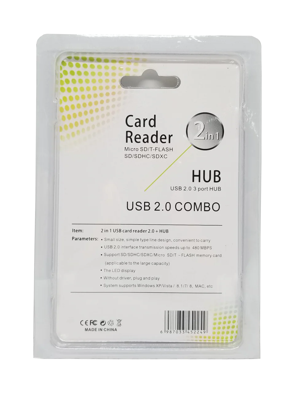USB C 3+2 Hub Card Reader - Image 2