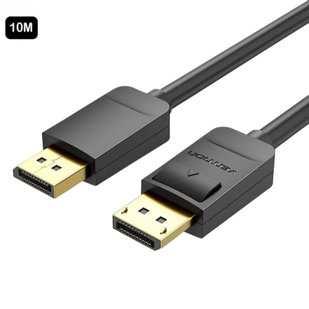 Vention Displayport Cable Male to Male 4K 60Hz (5-Meters HAKBJ/10-Meters HAKBL) - Image 2
