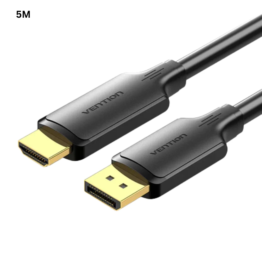 Vention DisplayPort Male to HDMI Male Cable 4K (3-Meters HFOBI | 5-Meters HFOBJ) - Image 2