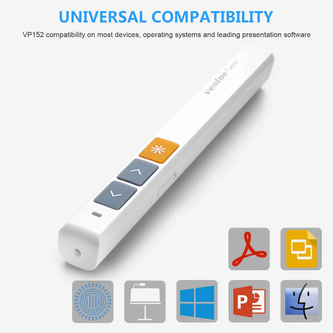 Vesine VP152 Wireless Presenter (No Box) - Image 2