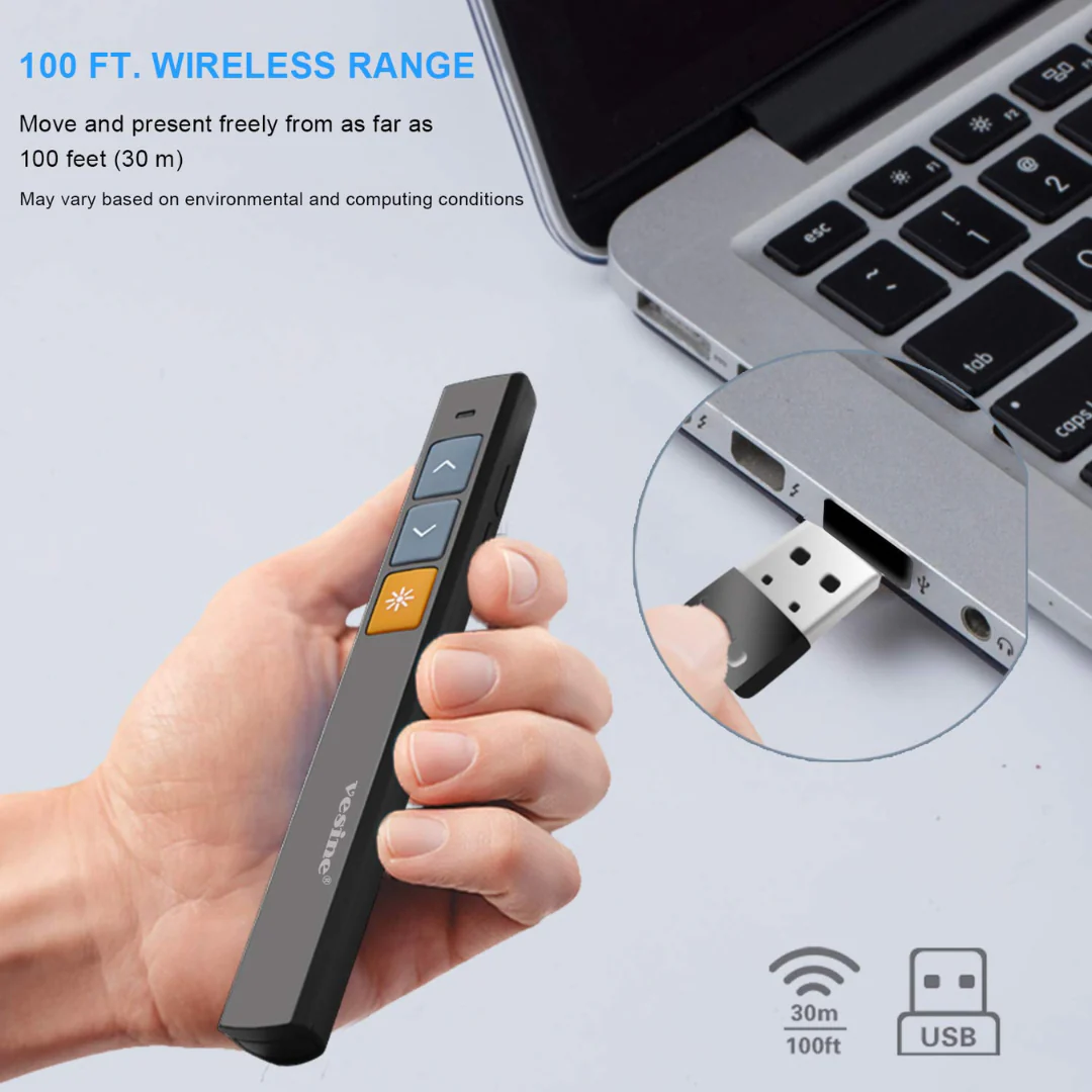 Vesine VP152 Wireless Presenter (No Box) - Image 4