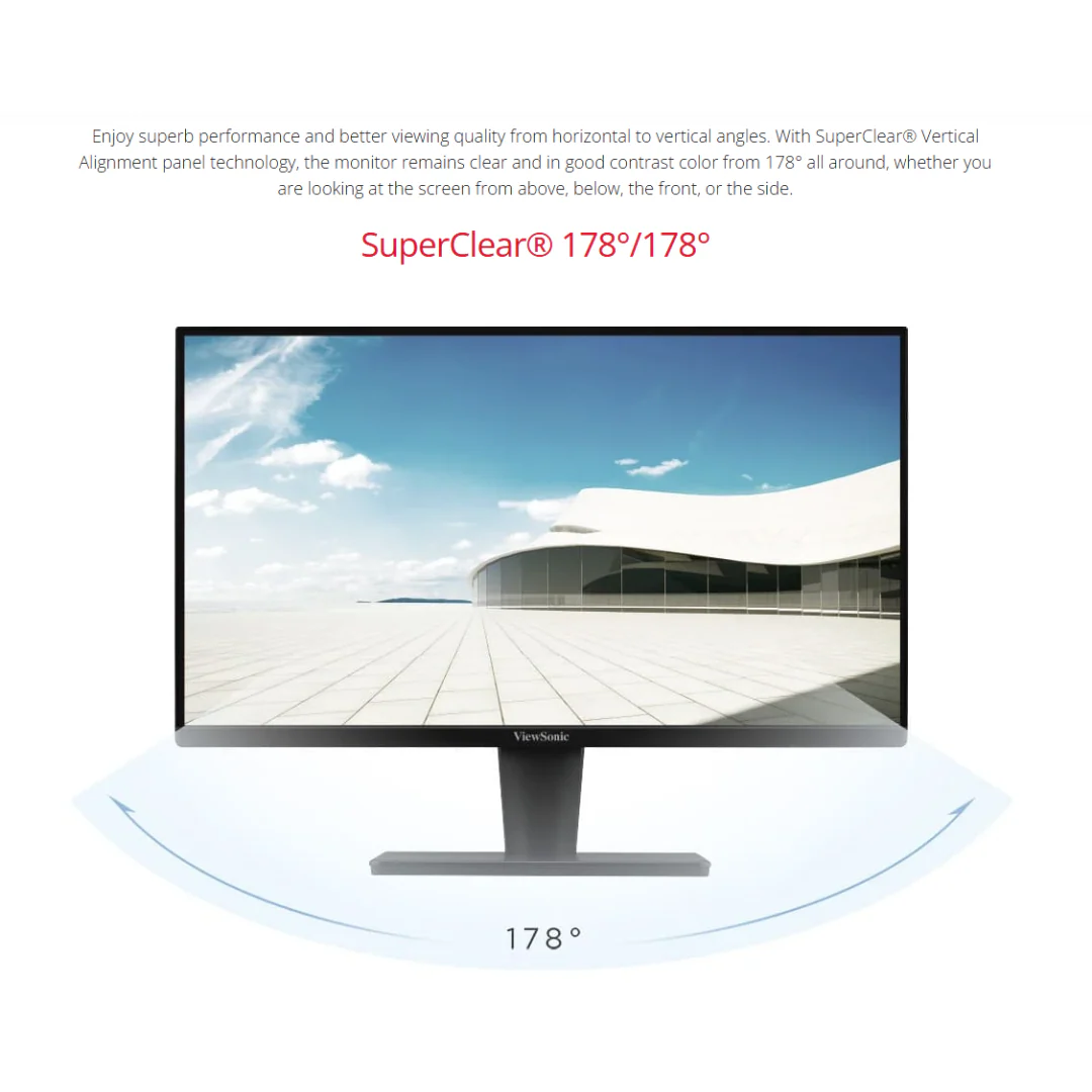 Viewsonic VA2415-H 24" VA 1920X1080 75Hz VGA HDMI Vesa Monitor - Image 4