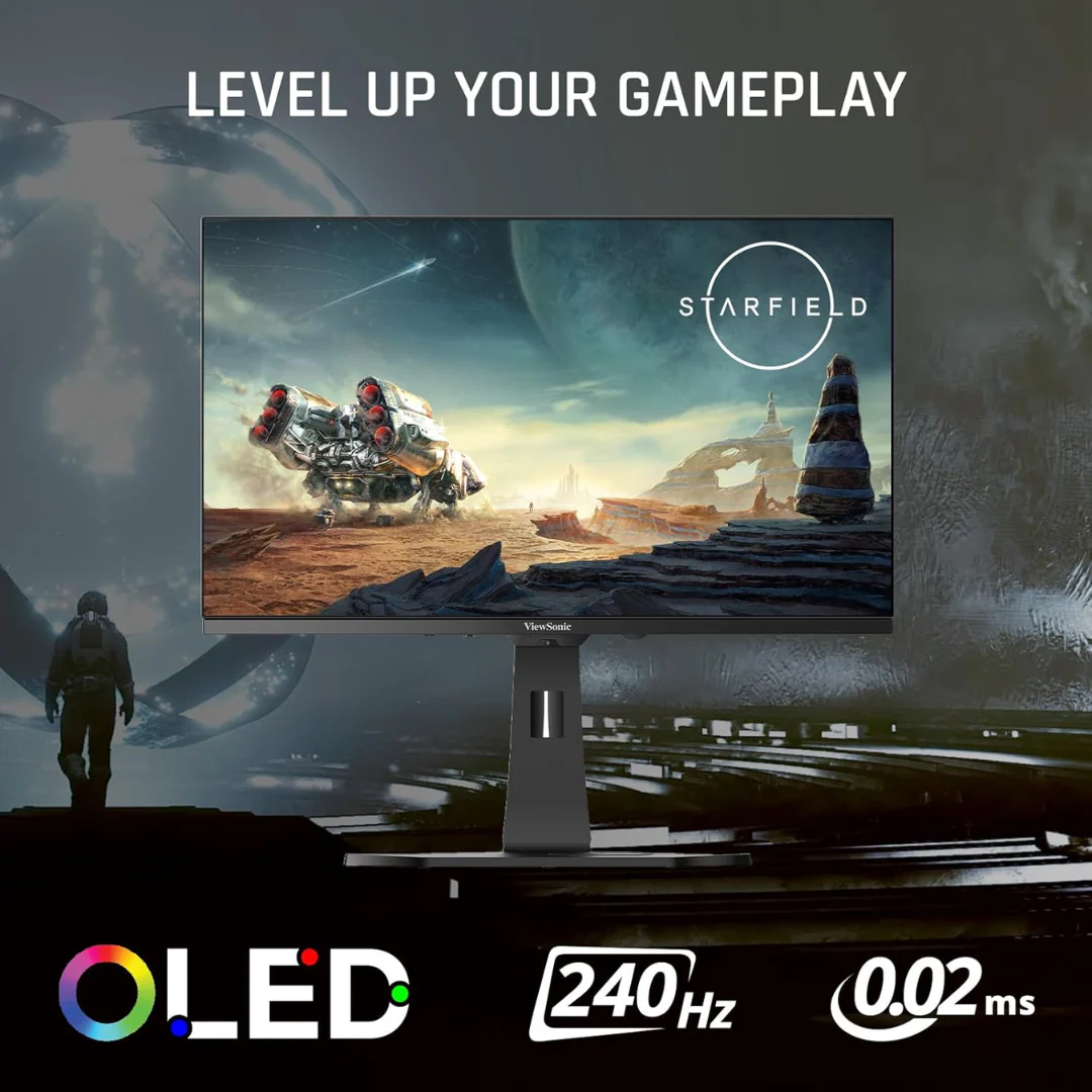 Viewsonic XG272-2K-OLED 27" QHD (2560X1440) 240Hz 0.02MS OLED Technology Gaming Monitor - Image 4