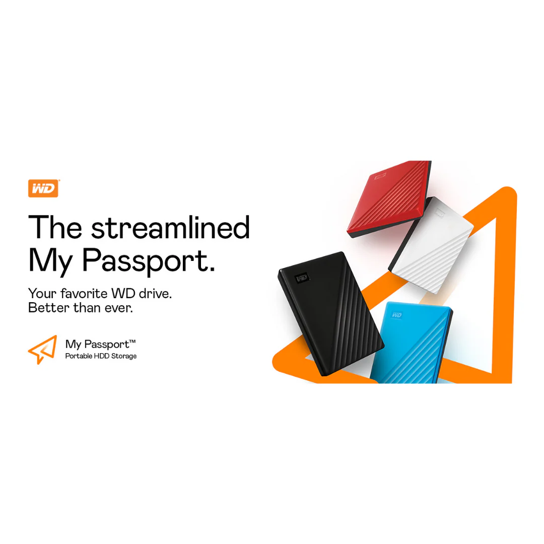 WD My Passport 1TB Portable WHITE WX42A93E1N8V (Free Silicon Case) - Image 4