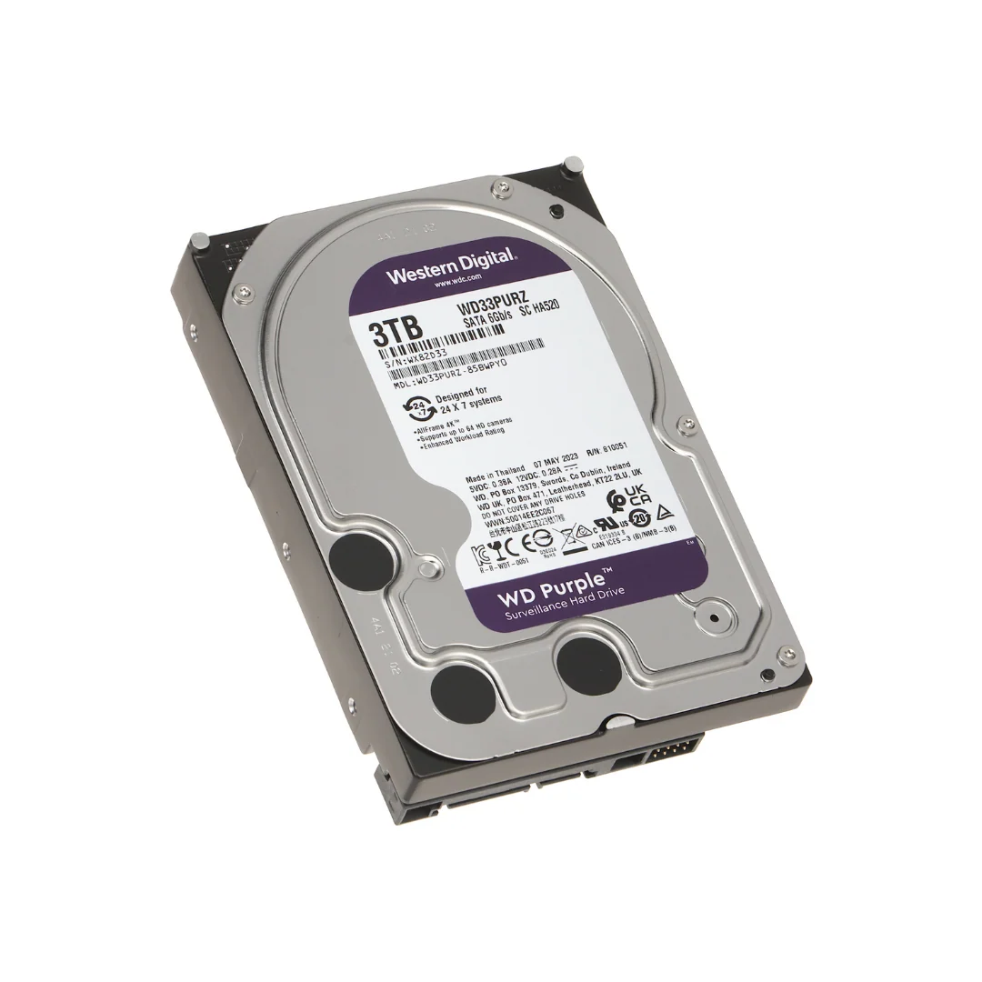 Western Digital WD Purple 3TB WD33PURZ (Surveillance) Hard Drive - Image 3