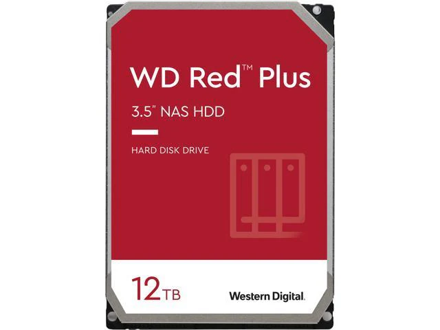 Western Digital WD Red Plus 12TB WD120EFBX NAS Hard Drive 3.5" (Pre Order)