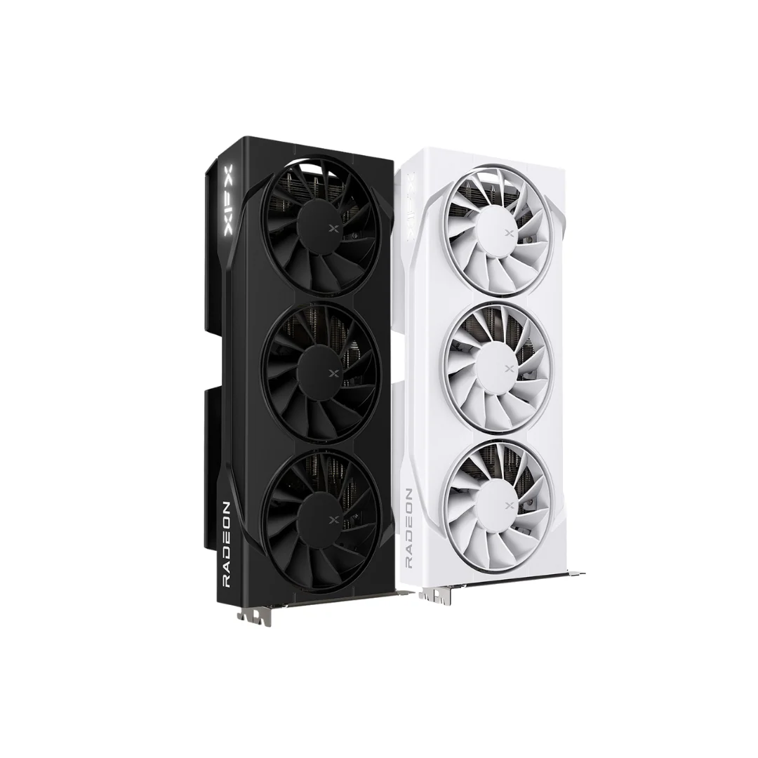 XFX Swift RX 9060 XT Pro Gaming OC 16GB Triple Fan GDDR6 (Black RX-96TS316B7 / White RX-96TS316W7) Graphics Card - Image 3
