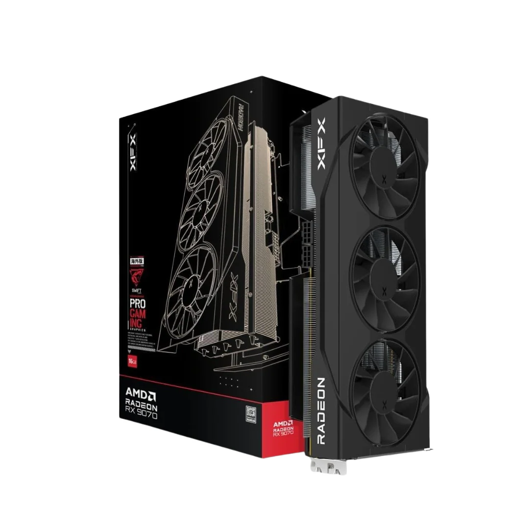 XFX Swift RX 9070 Pro Gaming OC 16GB GDDR6 Triple Fan RX-97SWFT3B7 Graphics Card